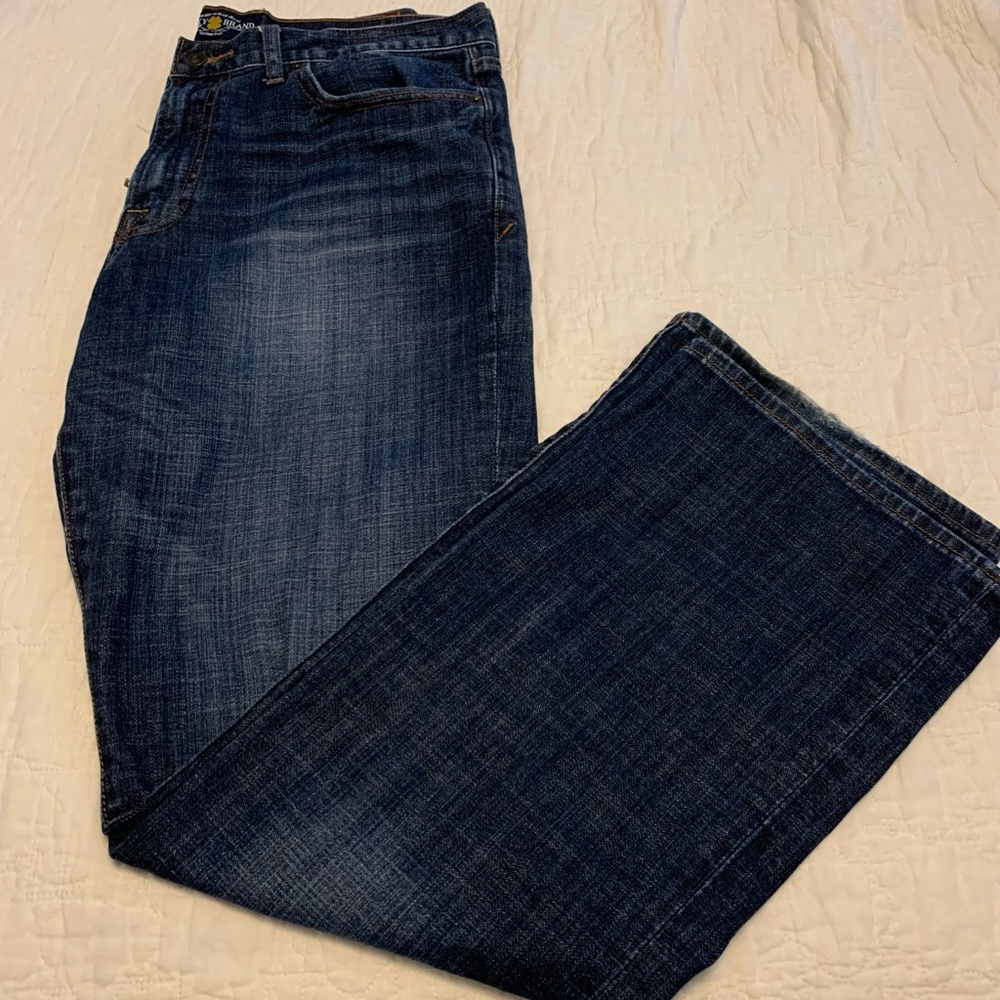 34 x 32 Vintage Boot Cut Lucky Brand Jeans